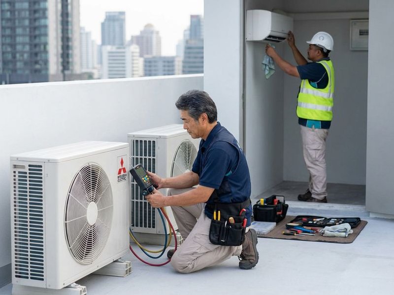 Mitsubishi aircond service